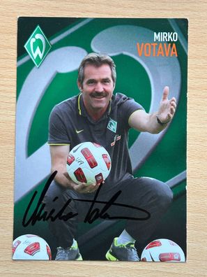 Mirko Votava SV Werder Bremen Autogrammkarte original signiert #S2808