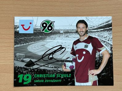 Christian Schulz Hannover 96 Autogrammkarte original signiert #S2972