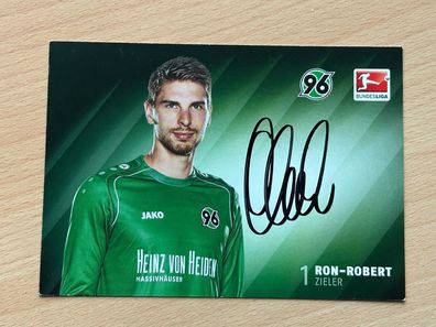 Ron-Robert Zieler Hannover 96 Autogrammkarte original signiert #S2962