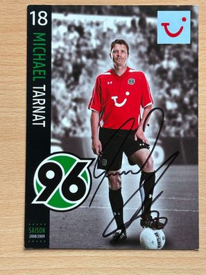 Michael Tarnat Bayer Hannover 96 Autogrammkarte original signiert #S2831