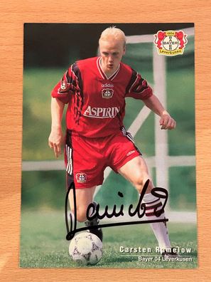 Carsten Ramelow Bayer 04 Leverkusen Autogrammkarte original signiert #S2979