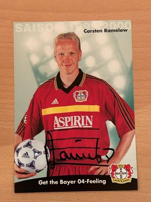 Carsten Ramelow Bayer 04 Leverkusen Autogrammkarte original signiert #S2978