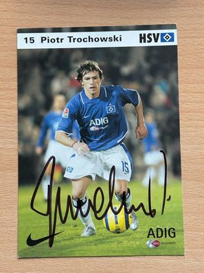 Piotr Trochowski HSV Hamburger SV Autogrammkarte original signiert #S2879