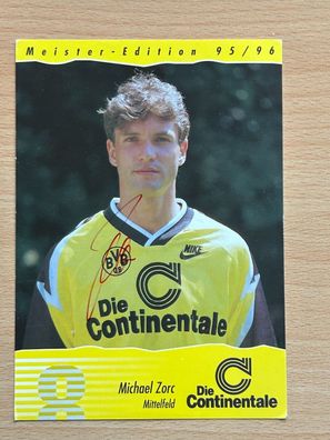 Michael Zorc BVB Borussia Dortmund Autogrammkarte original signiert #S2858