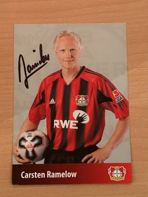 Carsten Ramelow Bayer 04 Leverkusen Autogrammkarte original signiert #S2989