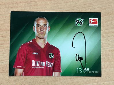 Jan Schlaudraff Hannover 96 Autogrammkarte original signiert #S2971
