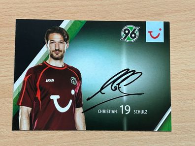Christian Schulz Hannover 96 Autogrammkarte original signiert #S2963