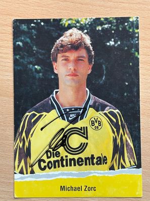 Michael Zorc BVB Borussia Dortmund Autogrammkarte original signiert #S2856
