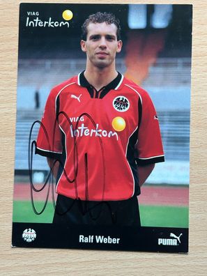 Ralf Weber Eintracht Frankfurt Autogrammkarte original signiert #S2939