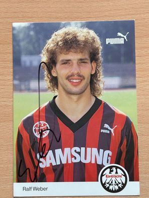 Ralf Weber Eintracht Frankfurt Autogrammkarte original signiert #S2925