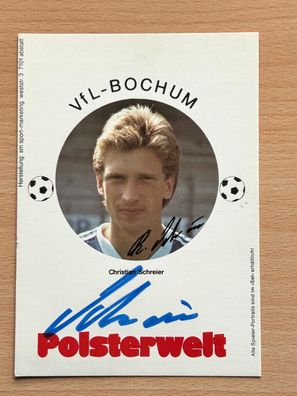 Christian Schreier VfL Bochum Autogrammkarte original signiert #S2893