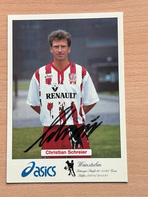 Christian Schreier RWE Rot-Weiss Essen Autogrammkarte original signiert #S2901