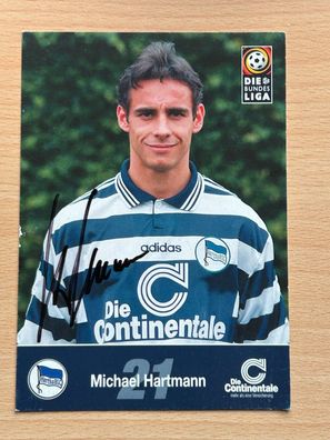 Michael Hartmann Hertha BSC Autogrammkarte original signiert #S2773