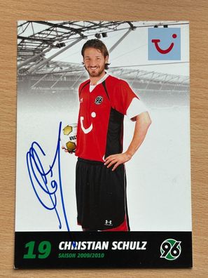 Christian Schulz Hannover 96 Autogrammkarte original signiert #S2770
