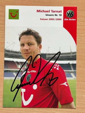 Michael Tarnat Hannover 96 Autogrammkarte original signiert #S2829