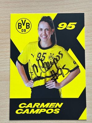 Carmen Campos BVB Borussia Dortmund Autogrammkarte original signiert #S2765