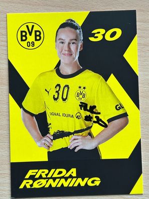 Frida Ronning BVB Borussia Dortmund Autogrammkarte original signiert #S2761
