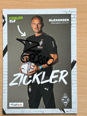 Alexander Zickler Borussia Mönchengladbach Autogrammkarte orig. signiert #S2853