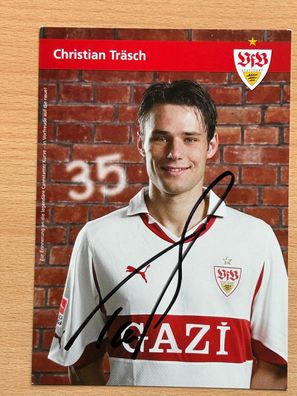 Christian Träsch VfB Stuttgart Autogrammkarte original signiert #S2841