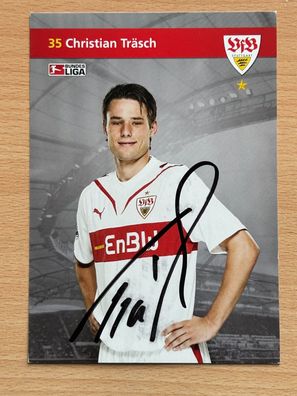 Christian Träsch VfB Stuttgart Autogrammkarte original signiert #S2818