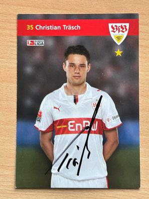 Christian Träsch VfB Stuttgart Autogrammkarte original signiert #S2817