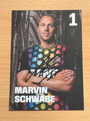 Marvin Schwäbe 1. FC Köln Autogrammlarte orig. signiert #S2002
