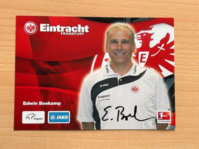 Edwin Boekamp Eintracht Frankfurt Autogrammkarte original signiert #S357