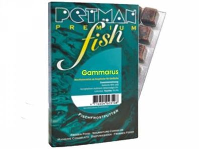 Petman fish Gammarus Fischfutter tiefgekühlt 100 g (Inhalt Paket: 50 Stück)