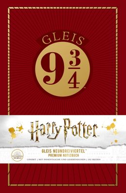 Harry Potter: Gleis 9 3/4 Premium-Notizbuch, Wizarding World