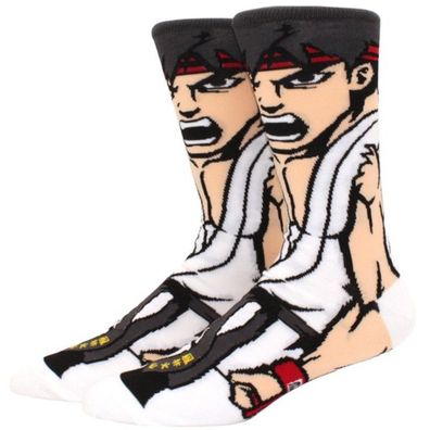 Ryu Motivsocken Street Fighter Sport Cartoon Heroes Fighting Motiv Socken