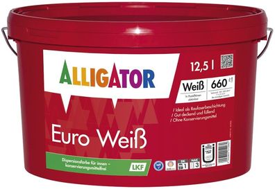 Alligator Euro Weiß LKF 12,5 Liter weiß