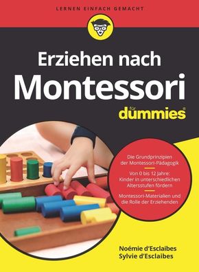 Erziehen nach Montessori f?r Dummies, No?mie D'Esclaibes