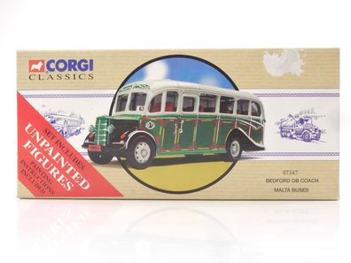 Corgi 97347 Modellauto Bedford OB Coach Malta Buses inkl. Figuren 1:50