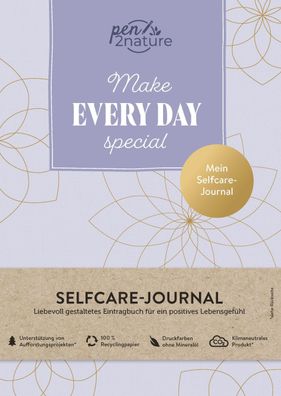 Make Every Day Special . Mein Selfcare-Journal . Eintragbuch A5, Hardcover, ...