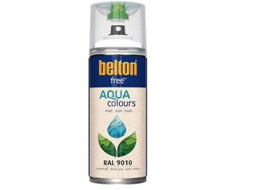 Belton Free Matt wasserbasierend 400 ml RAL 9010 reinweiß