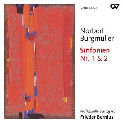Norbert Burgmüller (1810-1836): Symphonien Nr.1 c-moll op.2 & Nr.2 D-Dur op.11 - Car