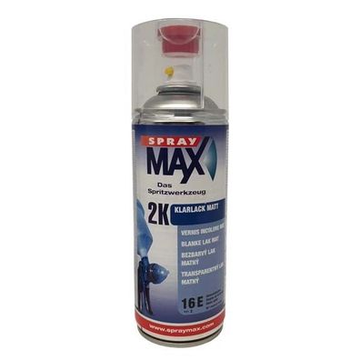 SprayMax 2K Klarlack Matt 400ml Autolack Benzinfest Lackspray 680065