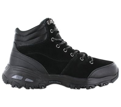 Skechers D Lites Boots - New Chills - Damen Winter Stiefel Schwarz 167264-BBK