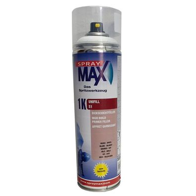 SprayMax 1K Unifill S1 weiss 500 ml Dickschichtfüller 680420