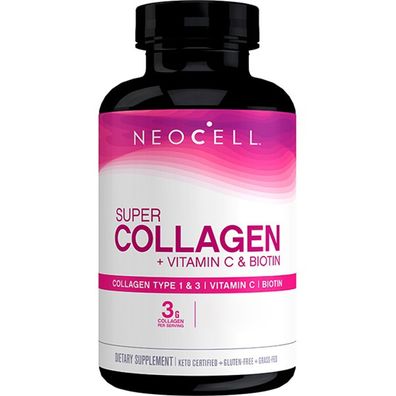 Neocell, Super Collagen + Vitamin C und Biotin, 180 Tabletten | Sonderposten