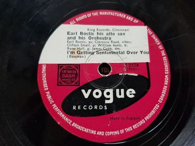 Earl Bostic - I'm getting sentimental over you/ Seven steps Schellack 78 rpm