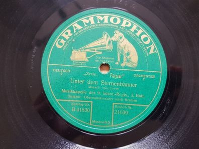 Adolf Berdien - Frei weg/ Unter dem Sternenbanner Schellack 78 rpm