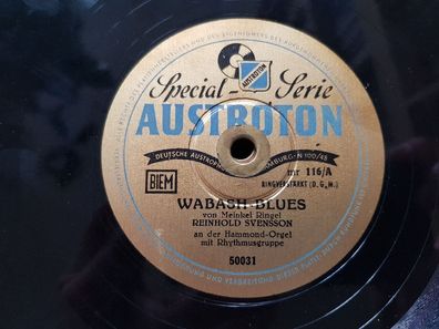 Reinhold Svensson - Wabash-Blues/ Margie Schellack 78 rpm