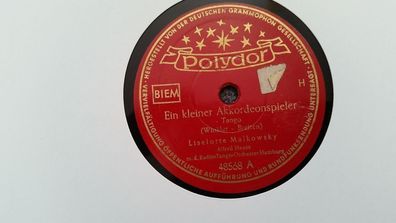 Liselotte Malkowsky - Ein kleiner Akkordeonspieler 78 rpm
