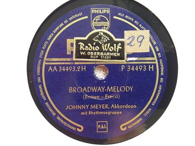 Johnny Meyer - Broadway melody Schellack 78 rpm