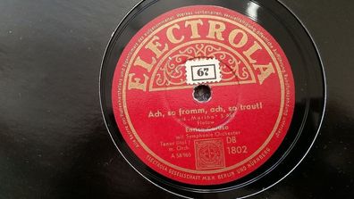 Enrico Caruso - Ach so fromm traut Schellack 78 rpm