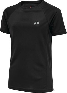 Newline Kinder T-Shirt & Top Kids Core Running T-Shirt S/ S Black-128