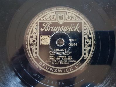Bing Crosby - Milady/ Looks like a cold cold winter Schellack 78 rpm