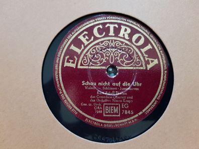 Kurt Adolf Thelen - Schau nicht auf die Uhr/ Im alten Fährhaus Schellack 78 rpm