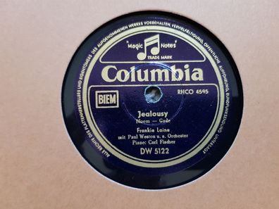 Frankie Laine - Jealousy/ Flamenco Schellack 78 rpm